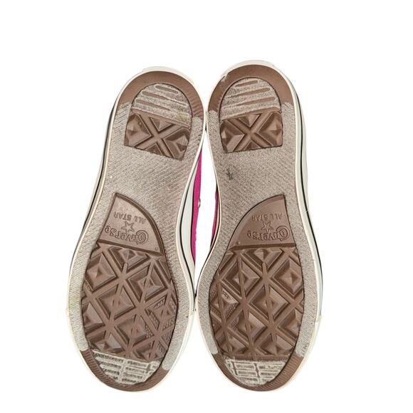 Converse All Star Pink Magenta White Chuck Taylor Paper Low Top Shoes size 7 - Picture 8 of 10